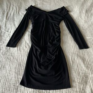 Black Maternity Cocktail Dress